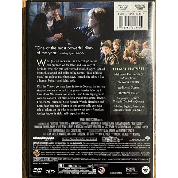 North Country [DVD, 2005, Widescreen Edition] - Picture 2 of 3